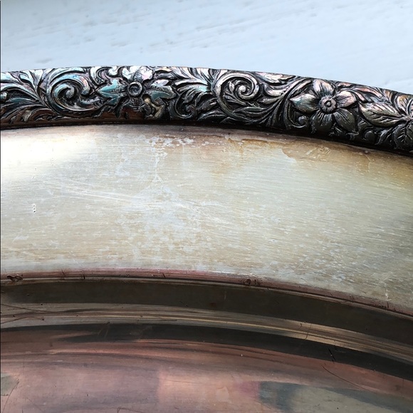 Silver plated serving platter - Picture 5 of 7